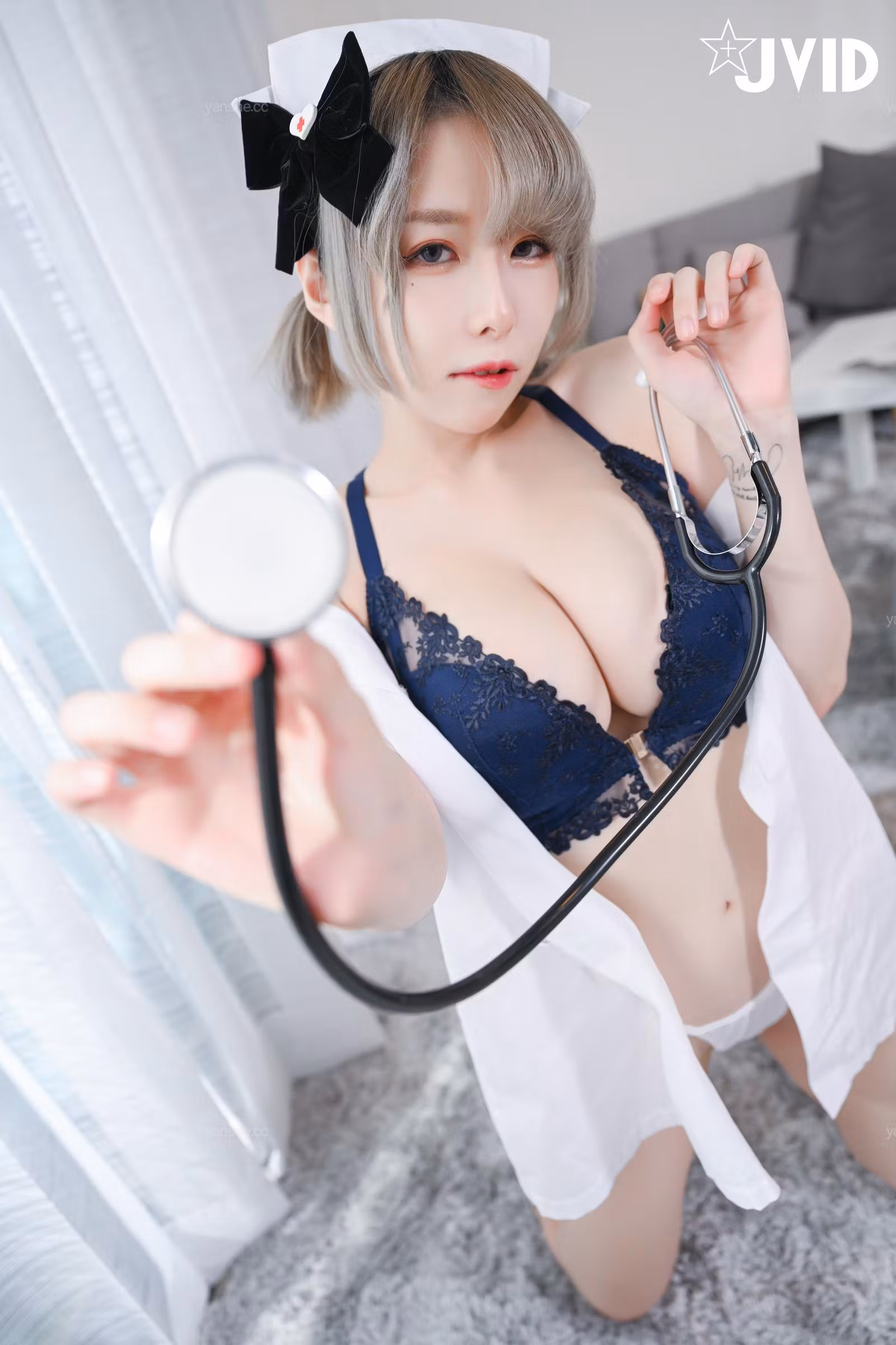 [黎菲儿 Li Feier] [JVID] [性感/私房写真] JVID巨乳护士图集 [110P]-软桃社